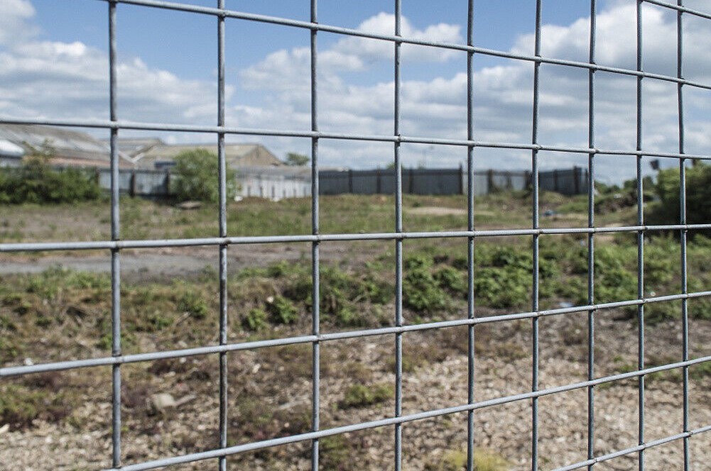Electrowelded fence meshes